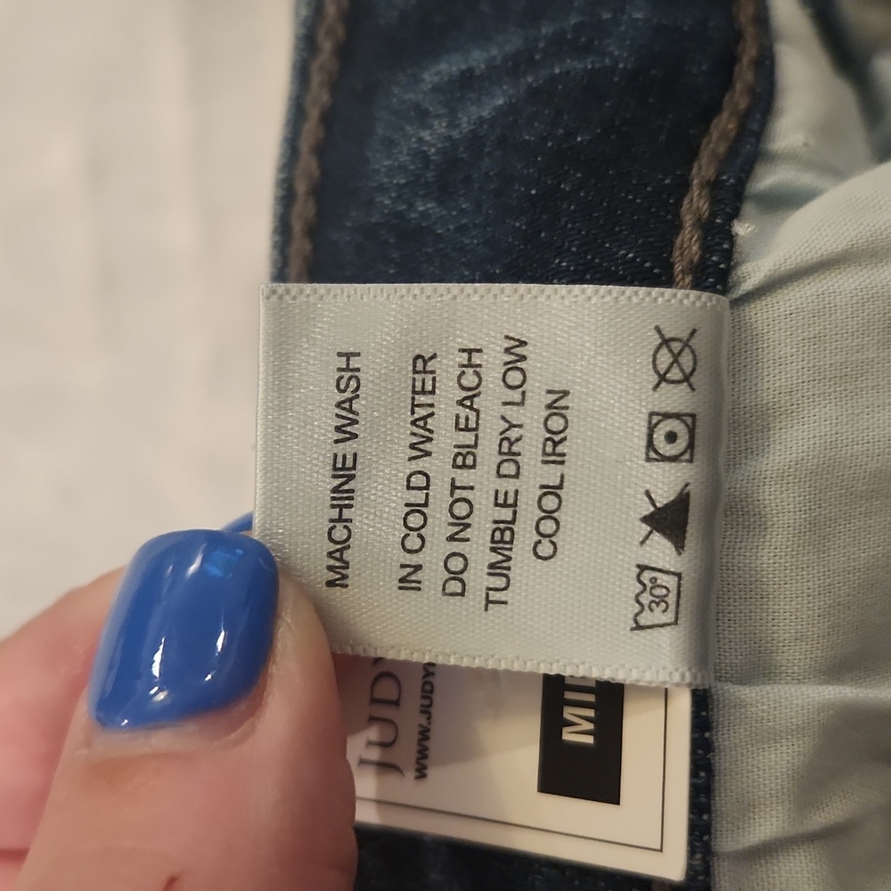 Judy Blue Skinny Distressed Blue Jeans Size 1/25, New With Tags! - Picture 6 of 11